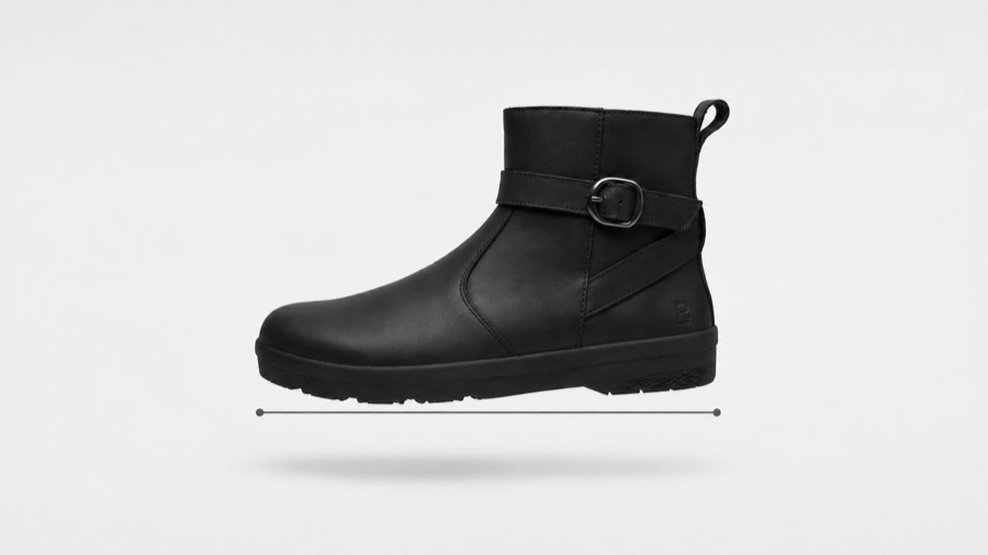 Zero drop sole demonstration